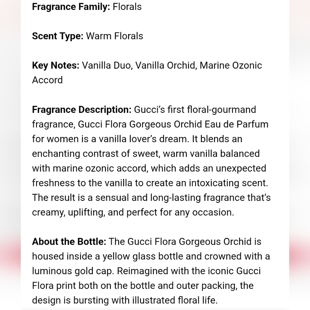 Gucci Flora Gorgeous Orchid EDP 3.3 FL OZ - Picture 3 of 7